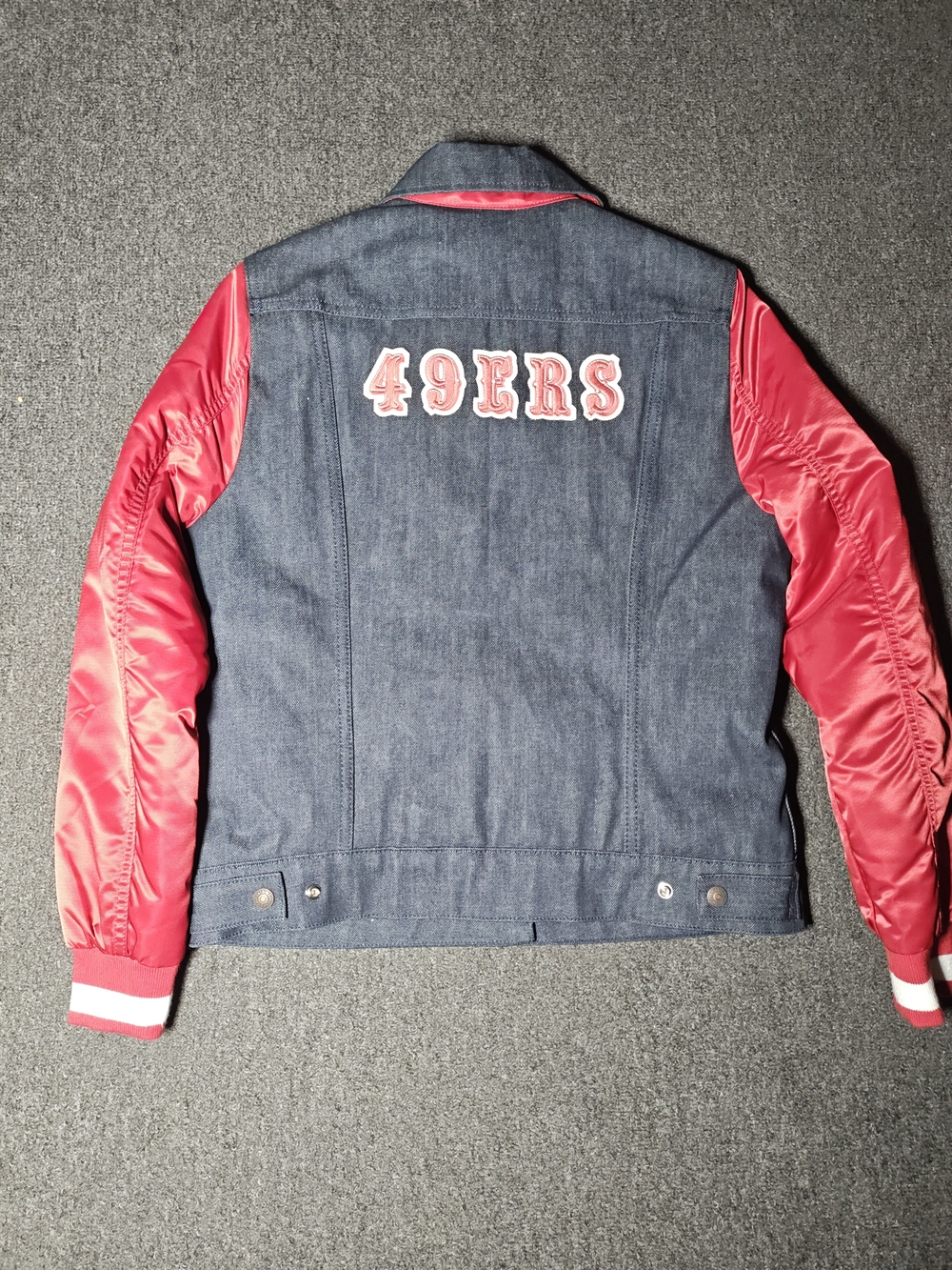 Vintage Levis San Francisco 49ers  Denim Jacket NFL Mens Medium